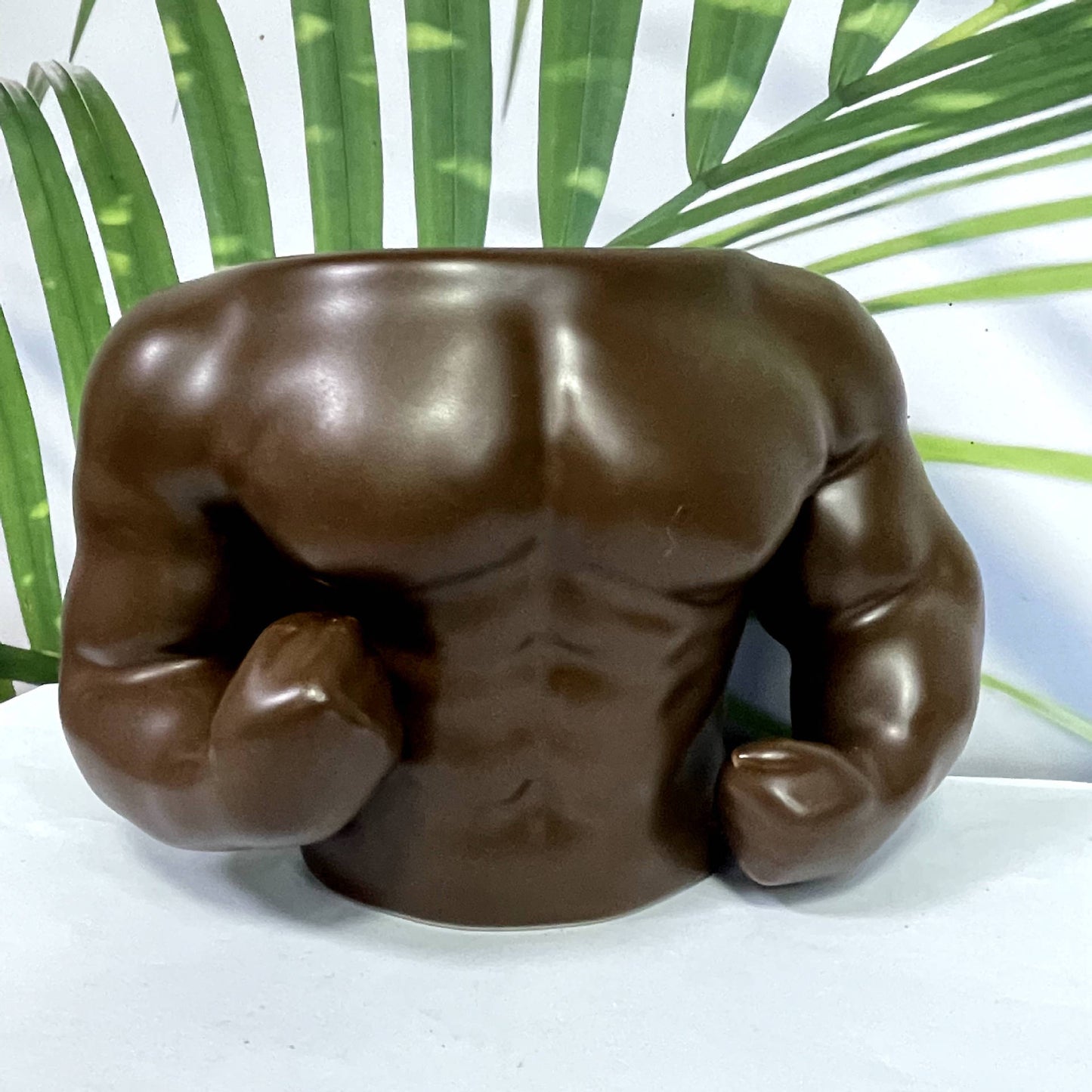 Sports Style Fitness 3D Stereo Firm Abs Ceramic Cup