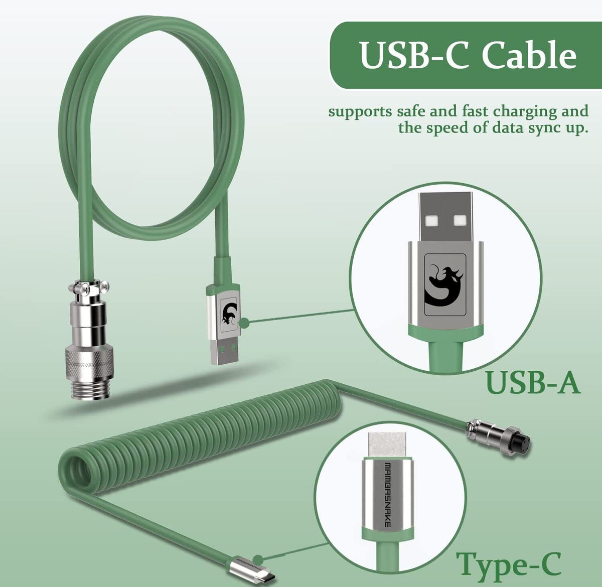 P I N K Type C Cable, Charging Cable, Data Transfer Cable For Mobile Phone, Keyboard