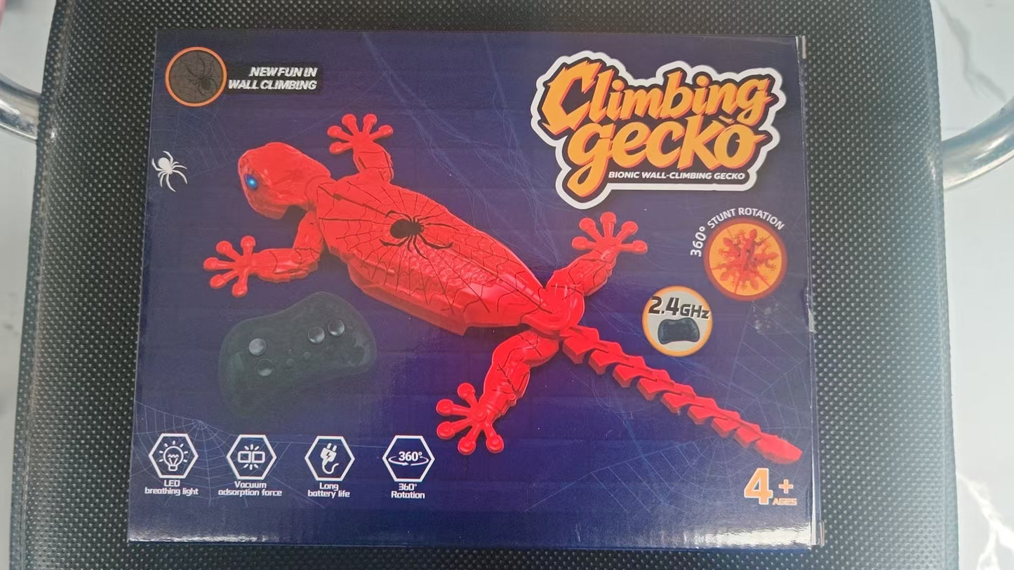 2026 New Remote Control Wall Climbing Toy, Spider Style Gecko, Electric Realistic Lizard, Bio Mimic Chameleon, Dual Mode, LED Eyes, Kids Gift