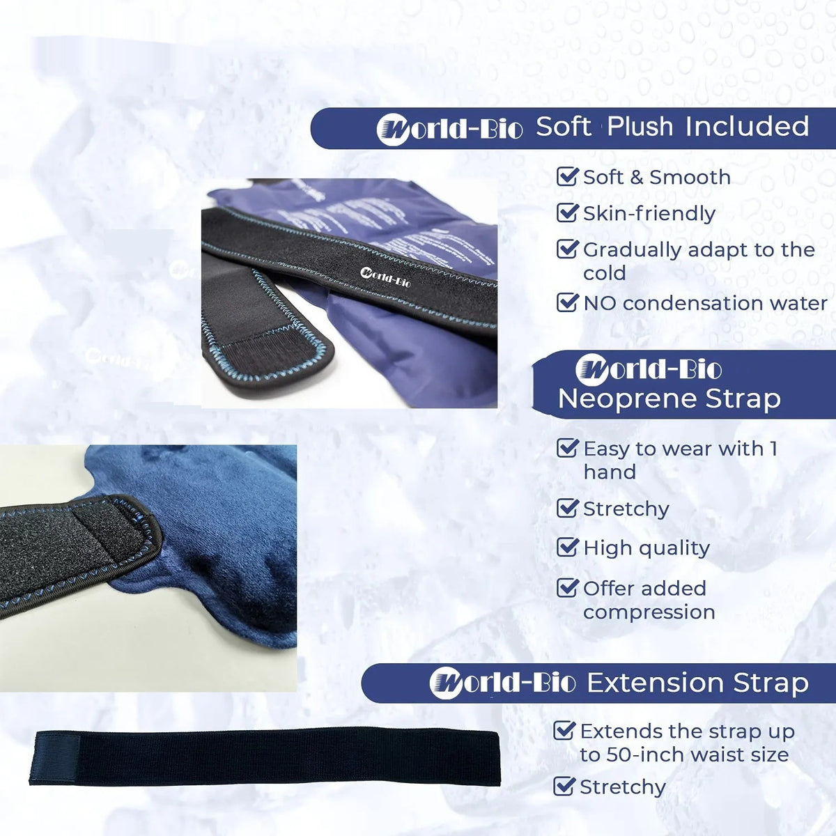 Ice-pack Protective Gear For Multiple Body Parts