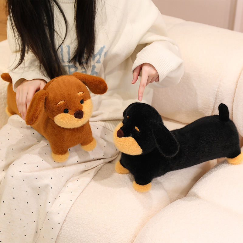 Cute Plush Sausage Puppy Doll Pillow Creative Gift Toys