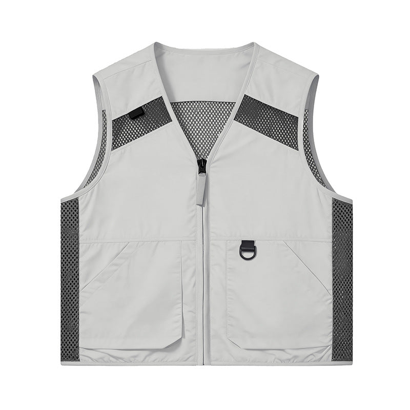 Mens Loose-Fit Outdoor Leisure Vest