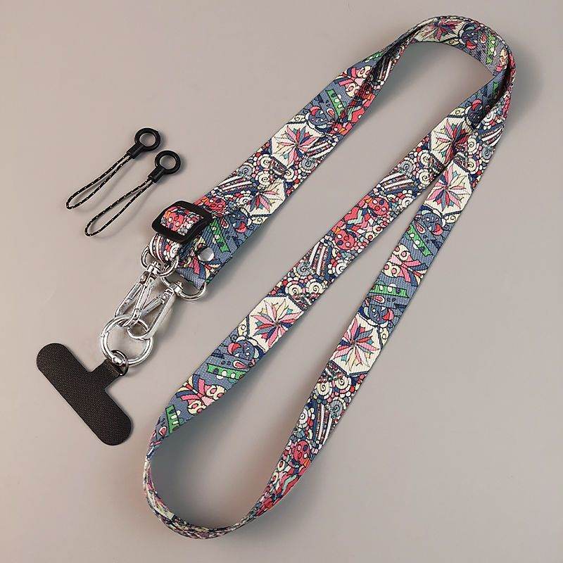 Retro Totem Mobile Phone Lanyard-Bohemia-1 set