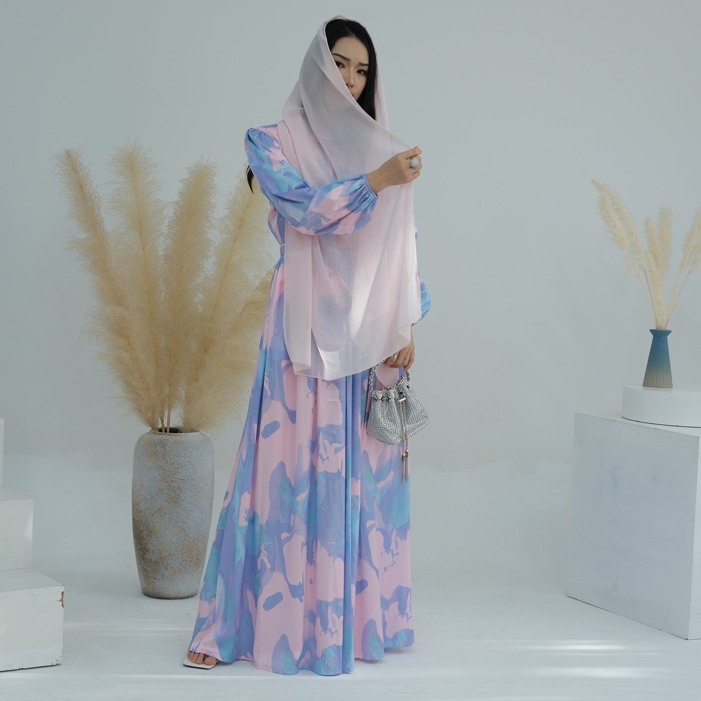European And American Middle East Pure Beauty Printing Dress