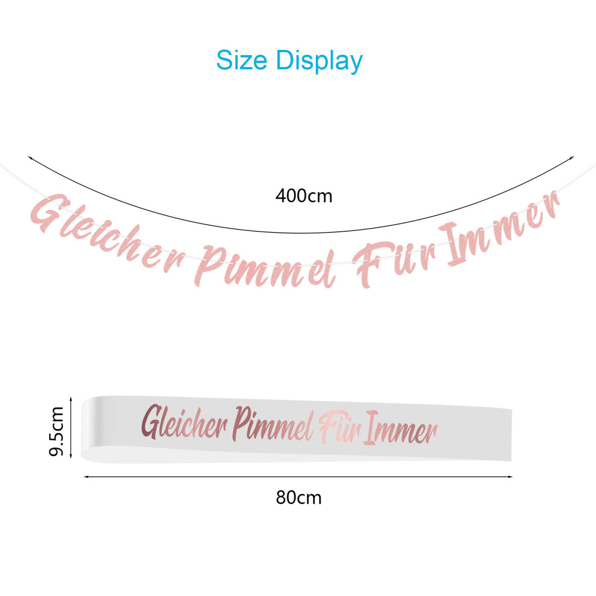 Party Sash & Banner Set—Decorations For Special Celebrations—Party Supplies