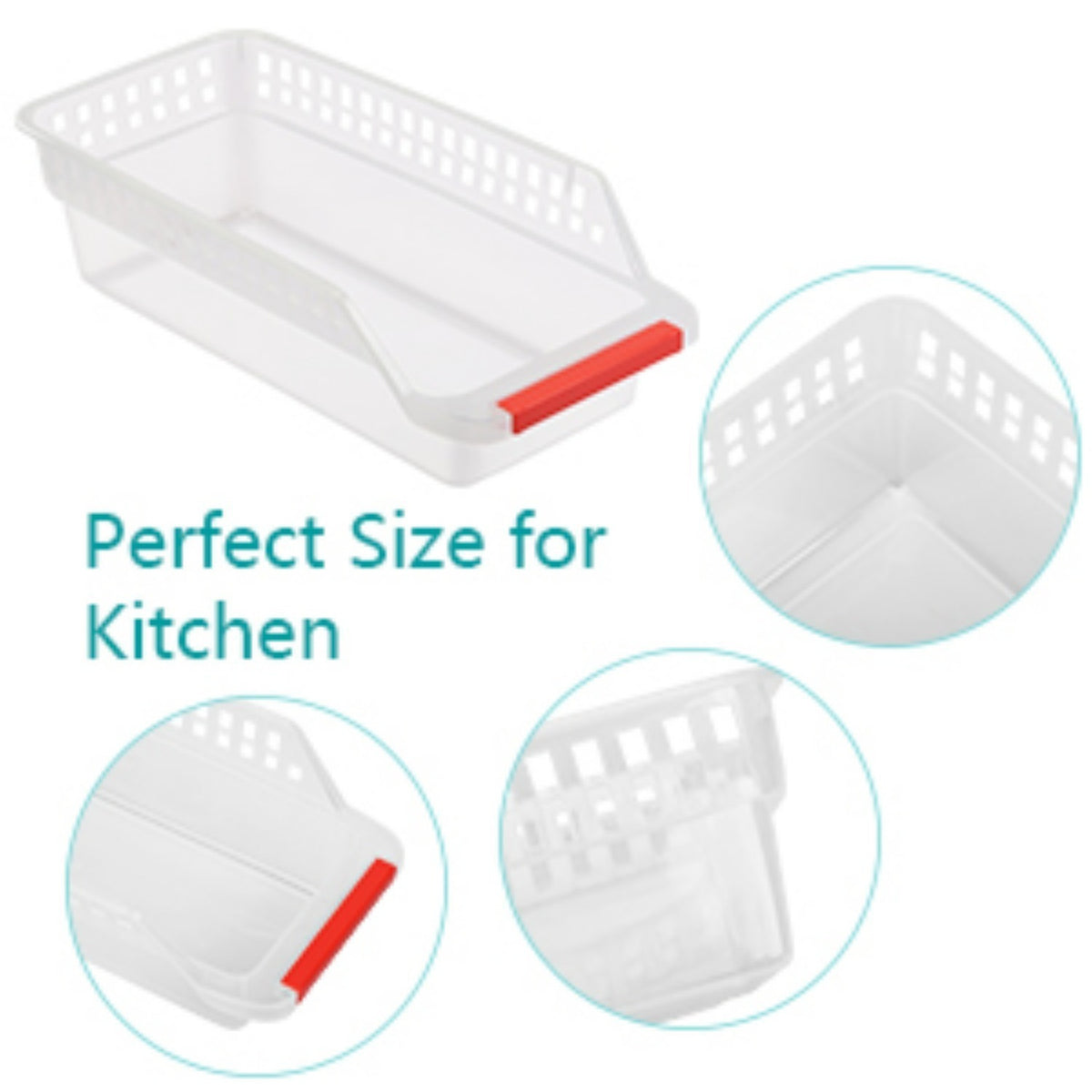 10-Piece Refrigerator Organizer Set – 6 Drawers & 4 Mats For Kitchen, Event, And Party Supplies