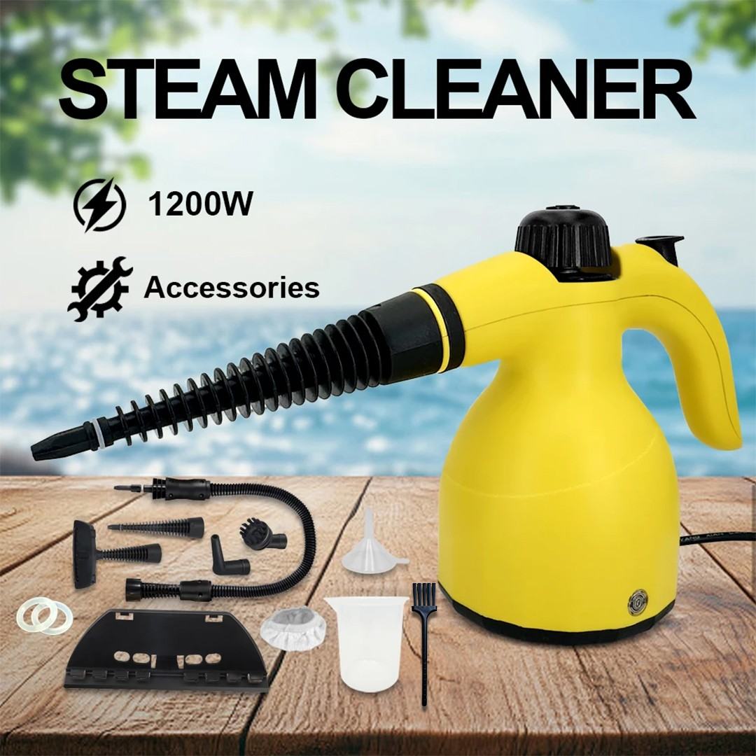 10o0W Electric Portable Hand Held Steam Steamer Cleaner & Accessories 2025 New