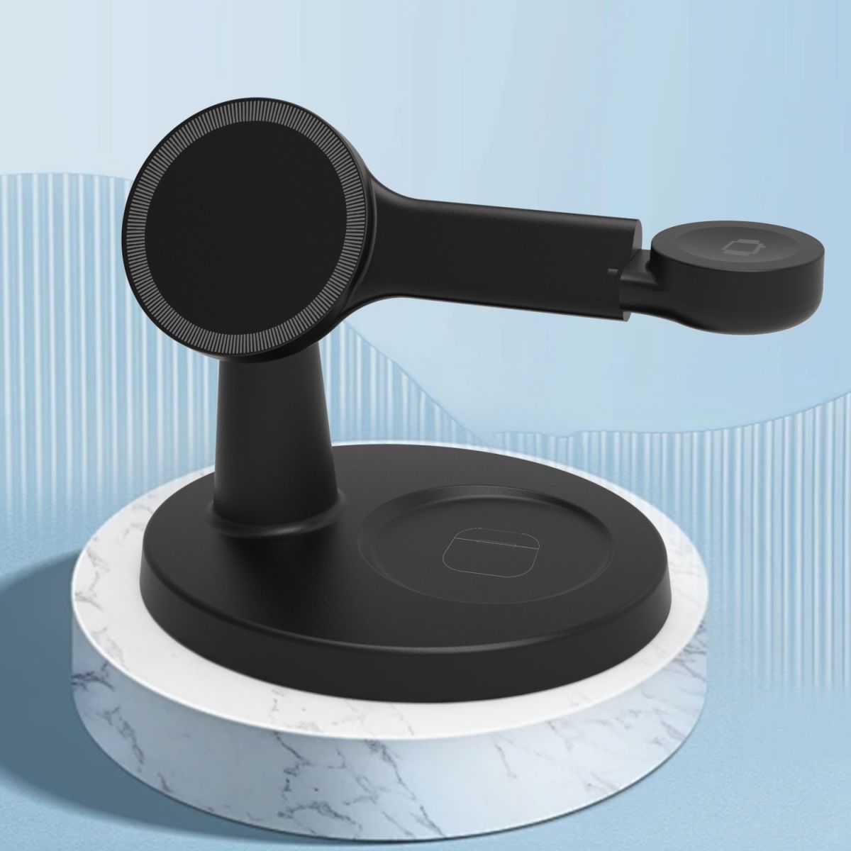 Magnetic Wireless Charger Electrical Desktop Bracket 15W Fast Charge Mobile Phone Headset Watch Wireless Charger