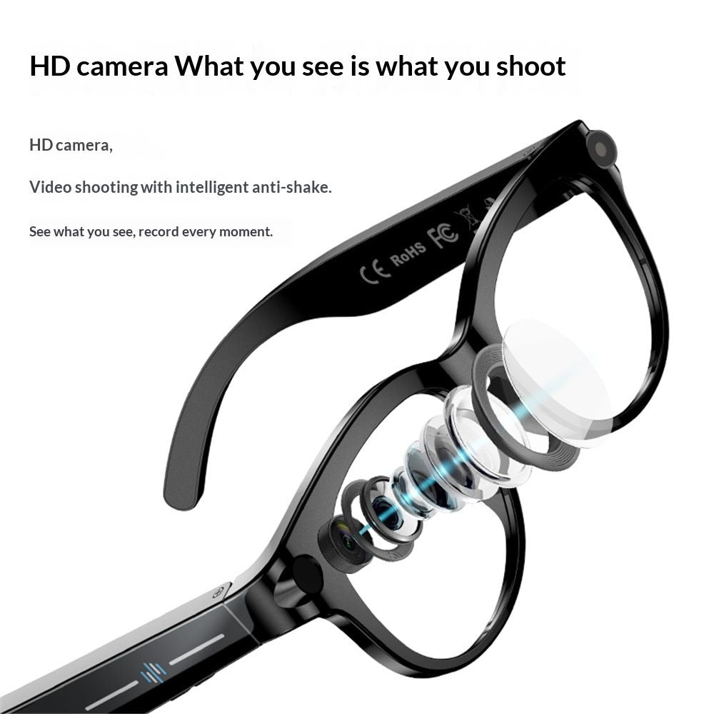 Smart Glasses Bluetooth Calling Photo And Video Recording AI Translation Recognition And Music Playback