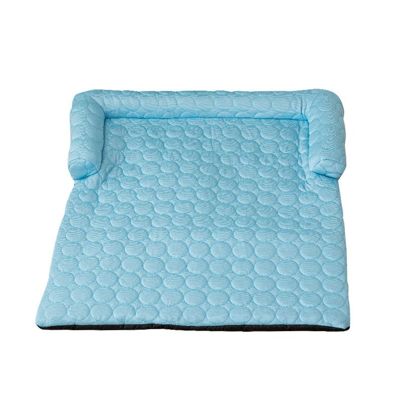 Bed Pet Cooling Mat Dog House Crate Cat Ice Silk Sleeping Cooling