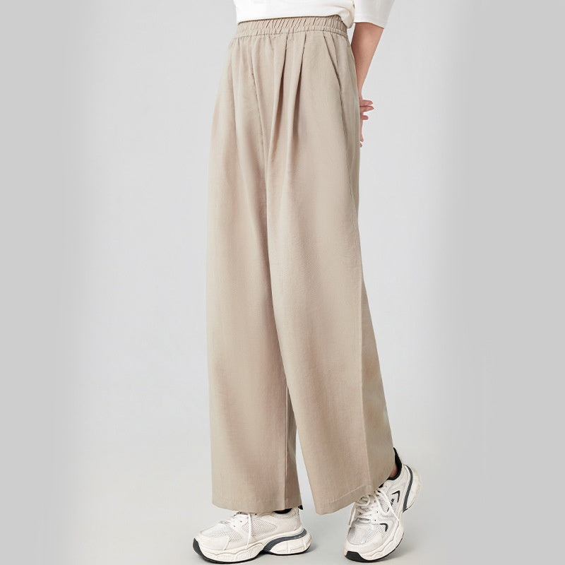 High-waisted Figure-flattering Elastic Cooling And Breathable Workout Pants