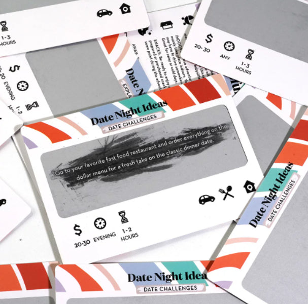Couples Scratch-Off Date Night Ideas Electronic Couple Game Cards With Question Cards
