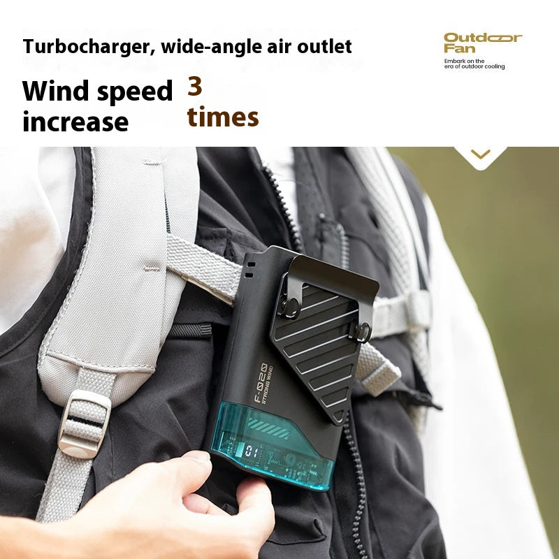 Outdoor Extreme Cooling Bladeless Turbine Halter Fan