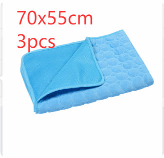 Summer Cooling Pet Sleeping Ice Silk Mat