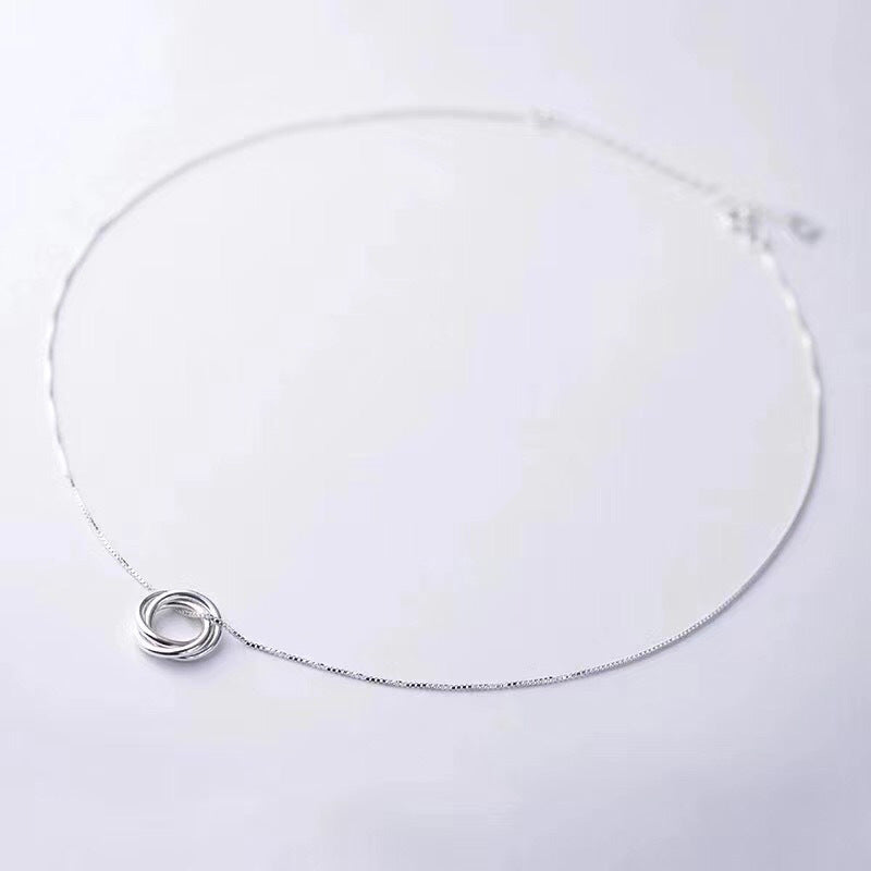 Women's Ring Necklace Korean Style Fashion Box