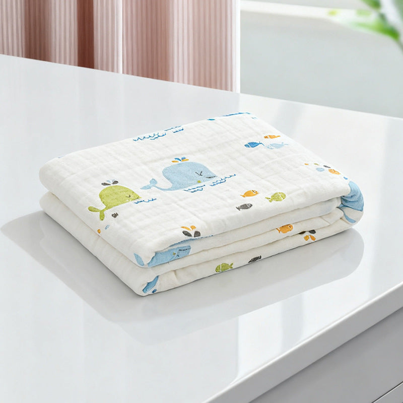 Gauze Bath Towel Class A For Babies 6 Layers For Infants