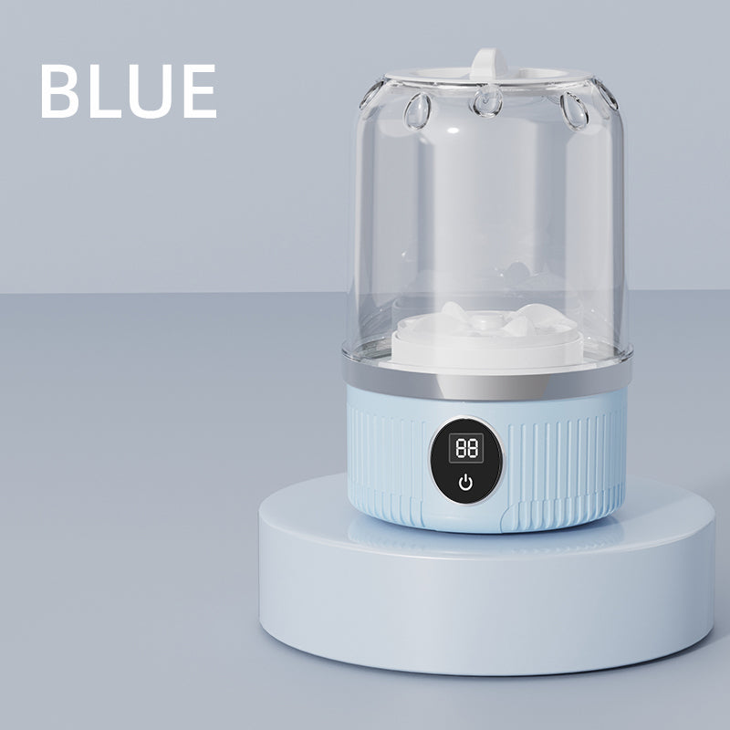 MINI WASHER PORTABLE Wireless Non Electric Automatic Laundry Cup, Compact Personal Laundry For Underwear Socks, Travel Camping Dorm