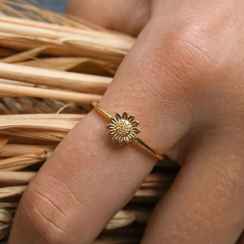 Sunflower Sunflower Female Accessories Index Finger Ring