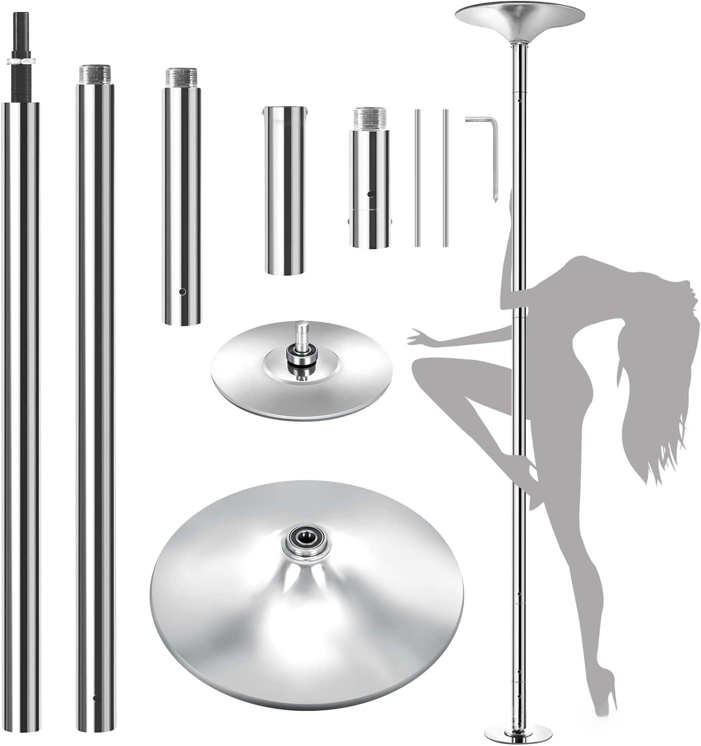Professional Pole Dancing Pole Equipment With Anti-slip Features