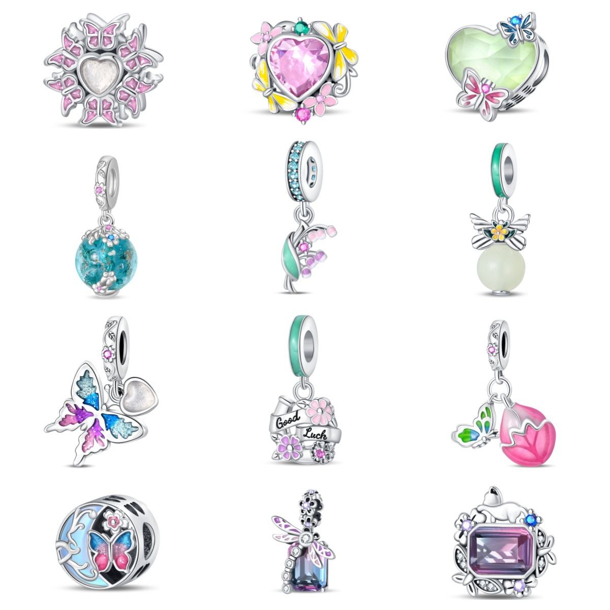 Glowing Luminous DIY Ornament Accessories Bracelet Charm Beads