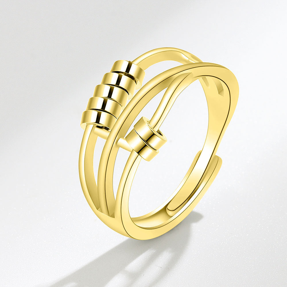 Spinning Creative Ring Three Rings Smart