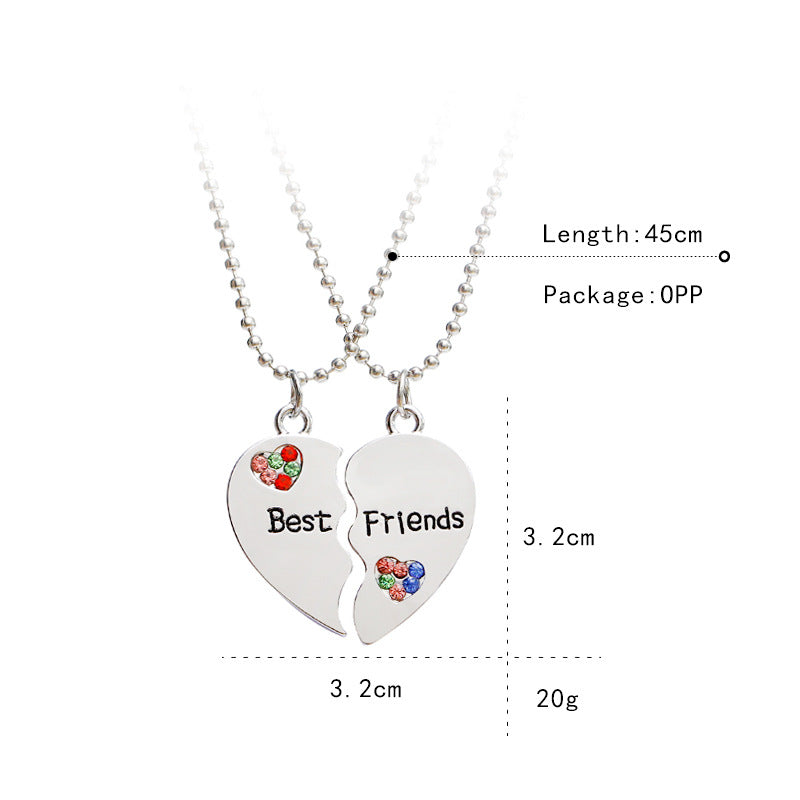 Best Diamond Stitching Love Necklace