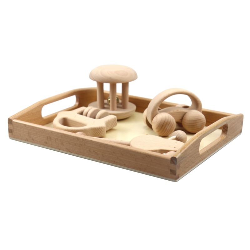 Early Education And Soothing Wooden Toys For Infants