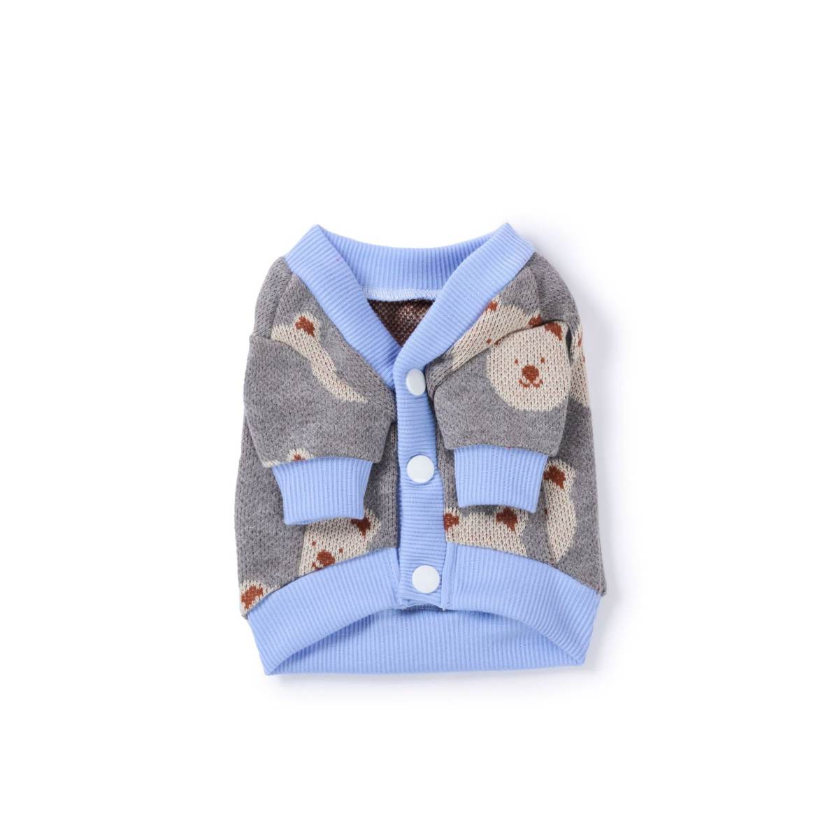 Casual-style Pet Sweater With A Little Bear Print