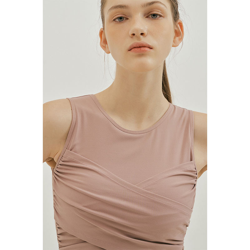 Thick Sleeveless Exercise Small Vest Yoga Short Top