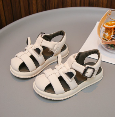 2026 New Summer Korean Style Closed Toe Girls Sandals Fashion Casual Student Shoes Wholesale