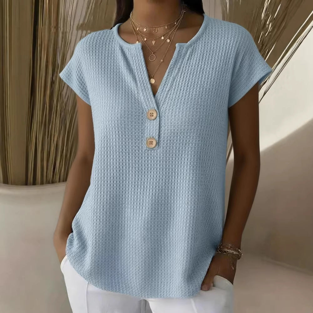 Seasonal New Womens Casual Loose-fitting Top