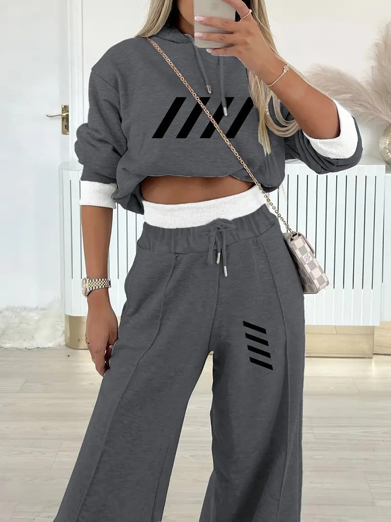 Women's Sportswear Autumn And Winter Casual Fashion Korean Version Hooded Sweatshirt