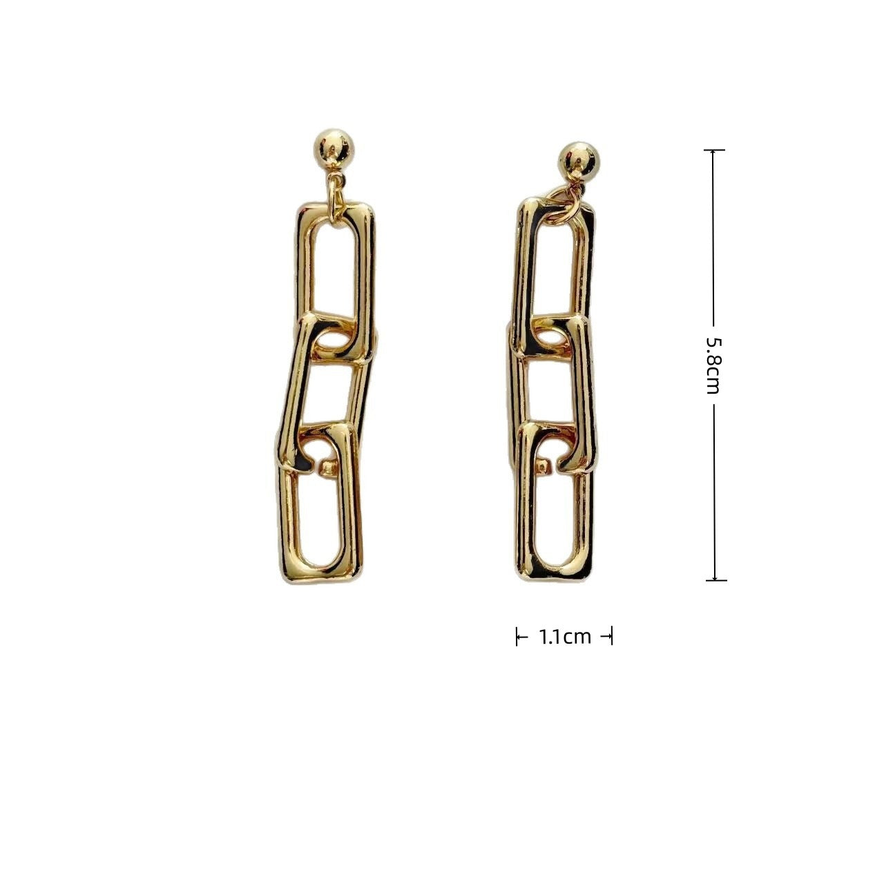 Women's Korean-style Personalized Simple Geometric Earrings