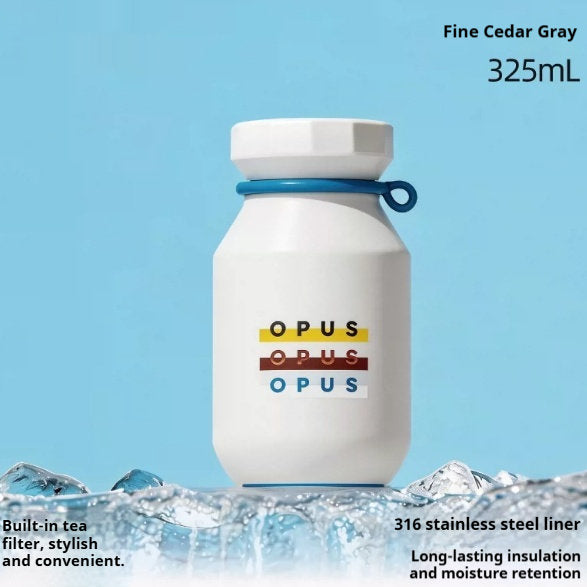 Outdoor Portable Tea-Brewing Couples Insulated Water Bottle