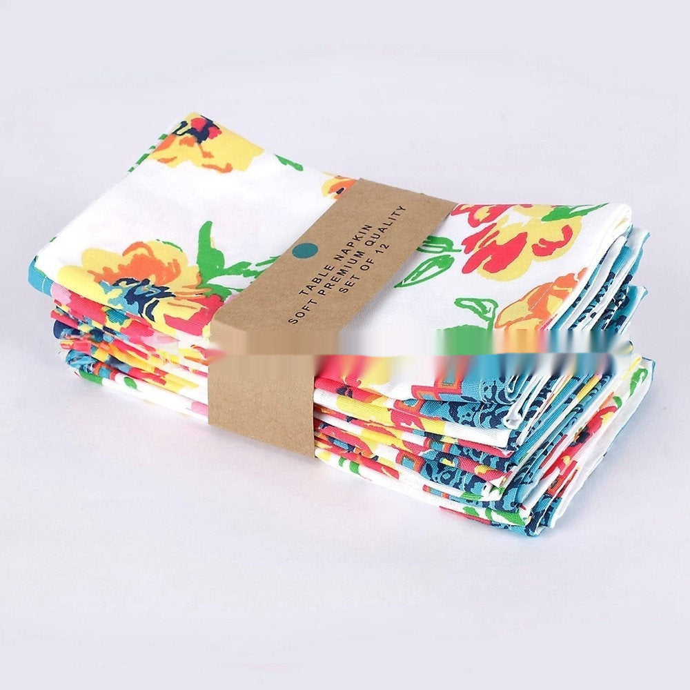 Kitchen Cotton Printed Tea Towel