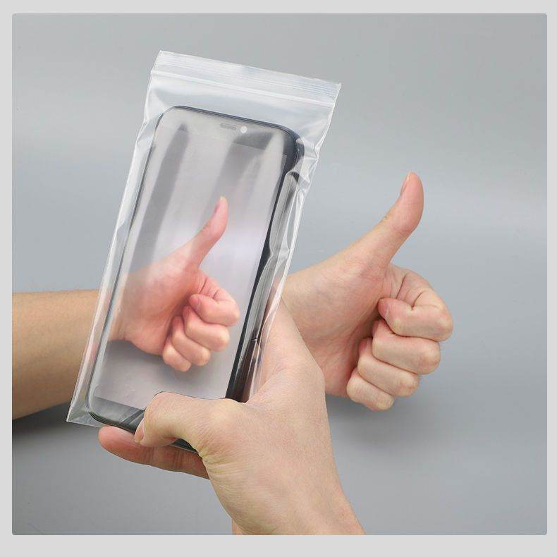 Mobile phone self-sealing bag-10cm * 20cm-thick red edge-100 pieces-1 bag