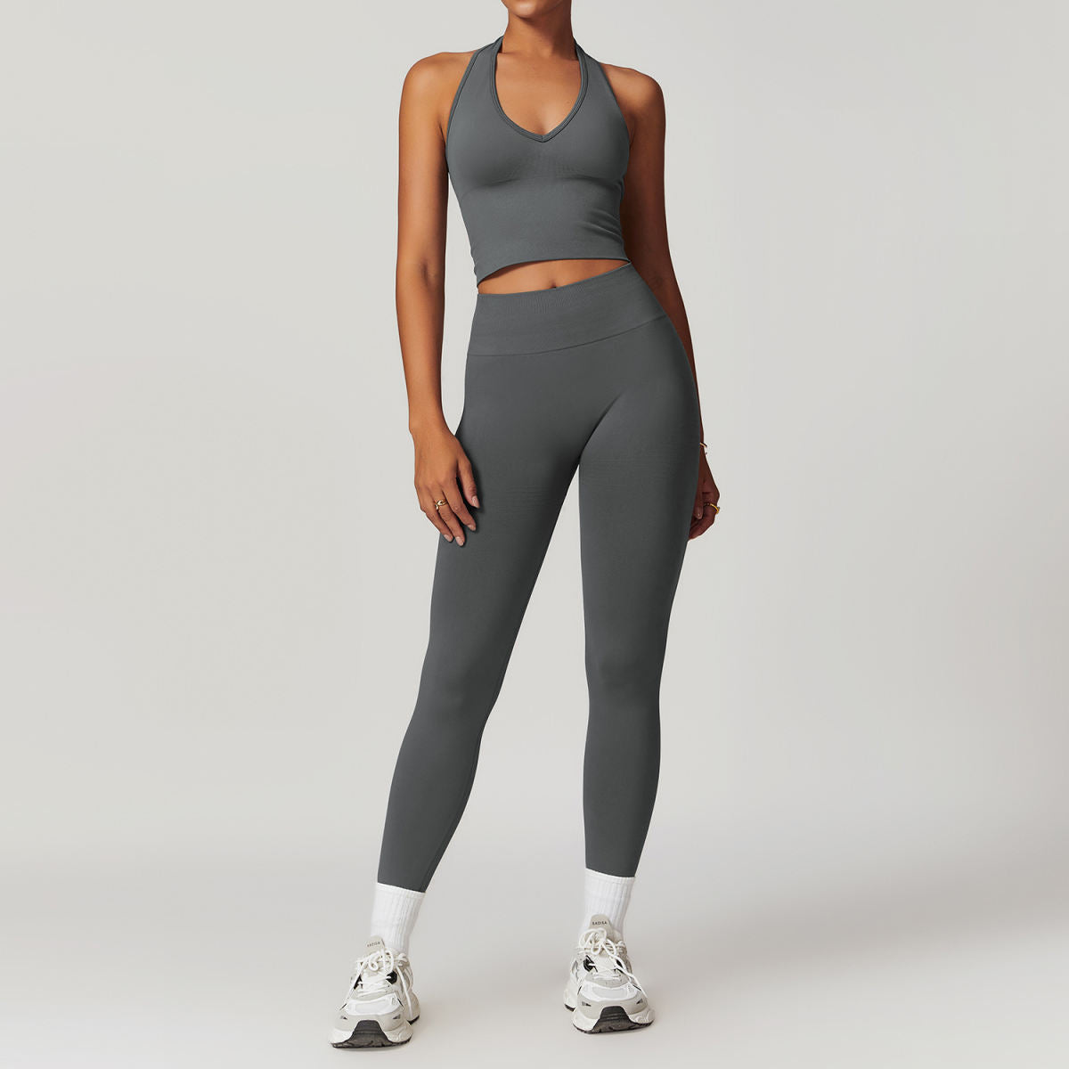 Women's Sports Suit Thread Waist And Hip Lifting Yoga Suit