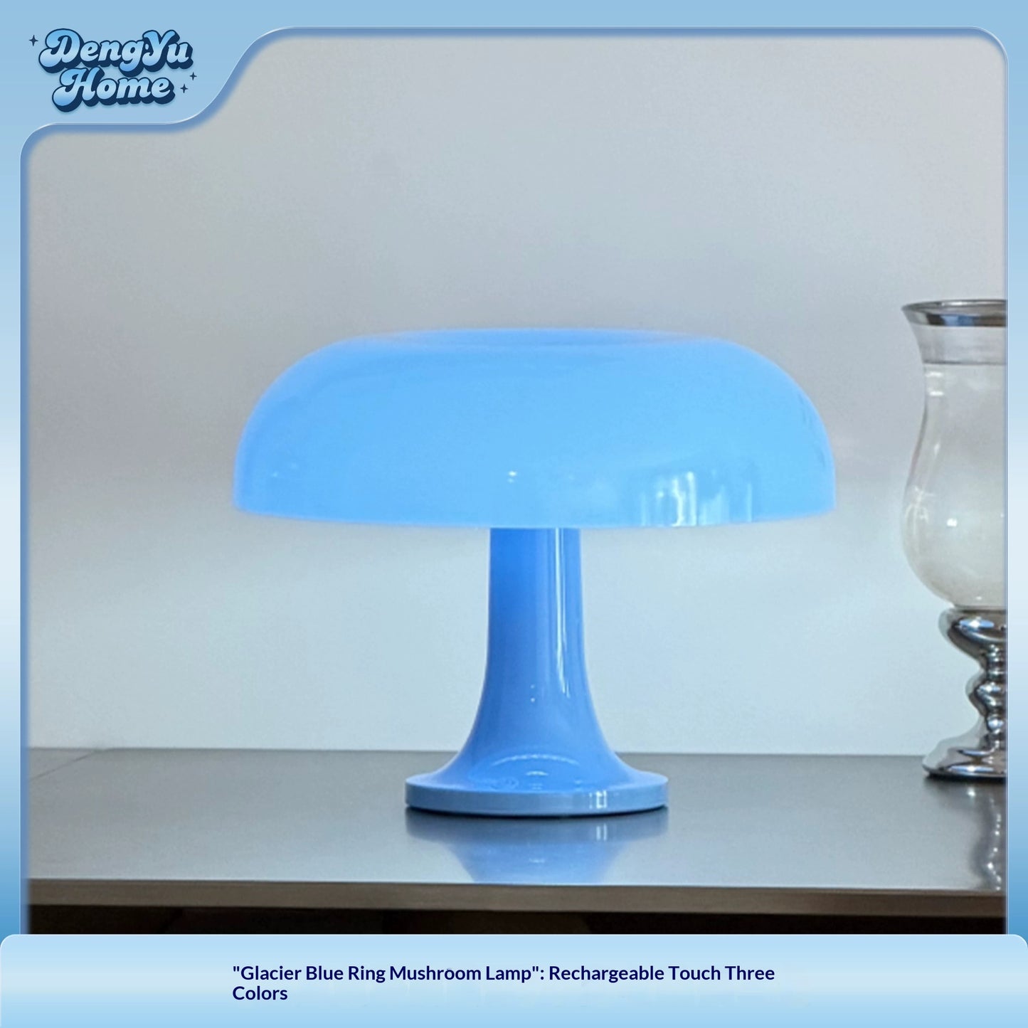 Decorative Charging Dimmable Ambiance Big Mushroom Table Lamp