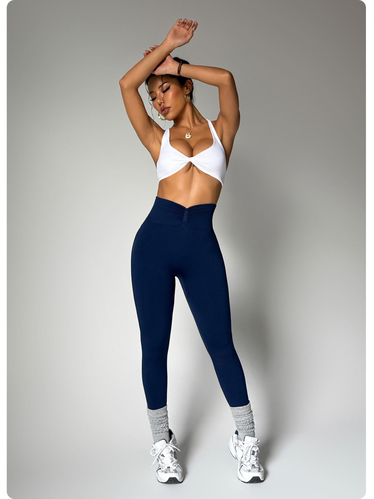 Women's Seamless High Waist Quick-drying Hollow Hip Raise Yoga Pants