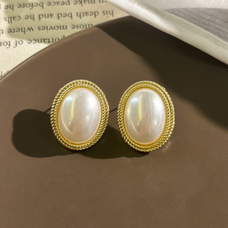 Vintage Gold Hoop Earrings For Women Retro Style 2026 New Trendy Fashion Jewelry