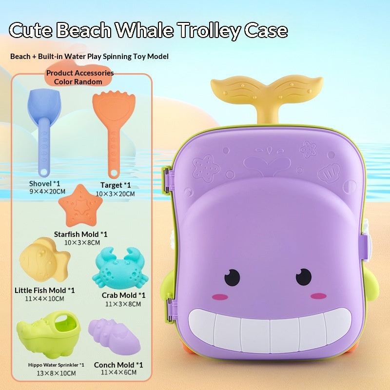 Childrens And Babies Beach Bath Toy Set Complete Sand-playing Tools