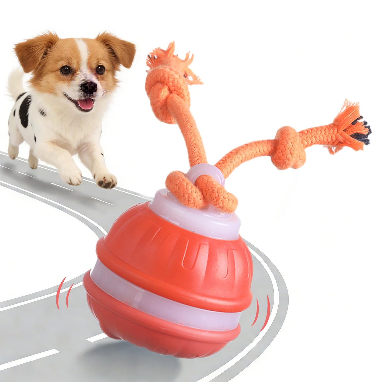 Interactive Dog Toys,Dog Ball Toy With Squeaky Birdsong Sound And Stimulation,Automatic Motion Activated Dog Toy For Boredom,Indoor Outdoor Pet Exercise Toy For Small,Medium Dogs