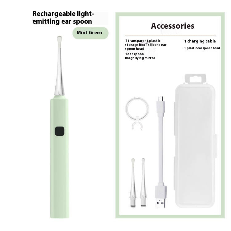 Children's Charging Visual Luminous Ear Pick Cleaning Suit
