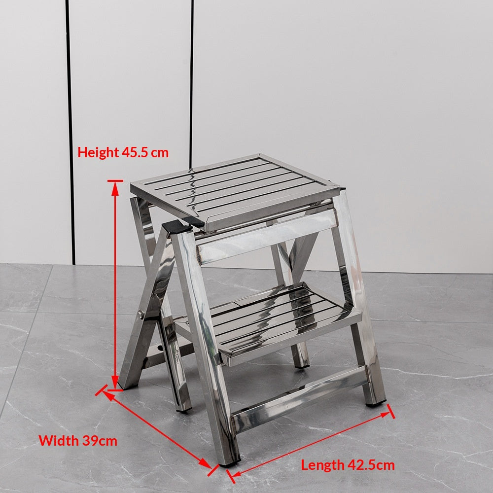 Stainless Steel Small Stool Sturdy Step Stool For Home Use