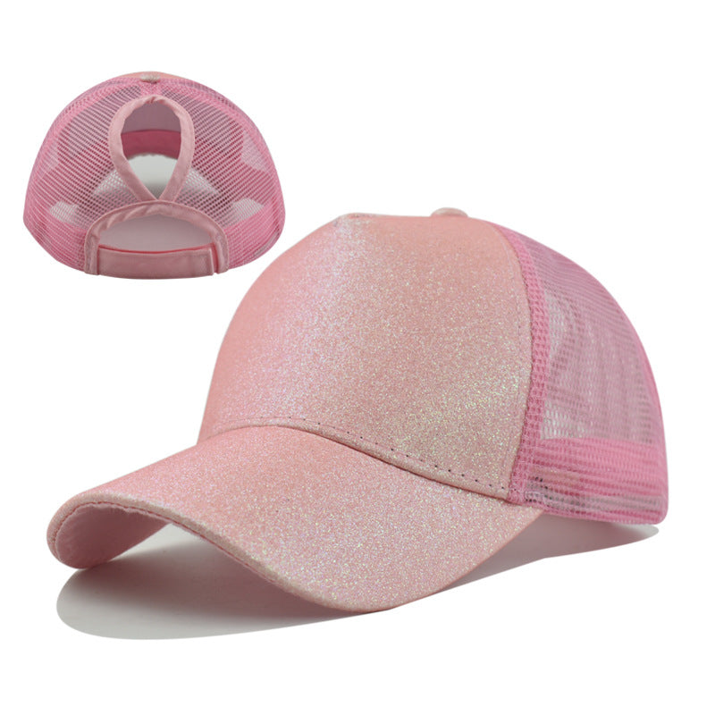 Women's Netting Breathable, Allowing Hair To Be Exposed. Fashionable And Simple Style Baseball Cap. Suitable For Sisters To Go Out And Do Outdoor Activities.