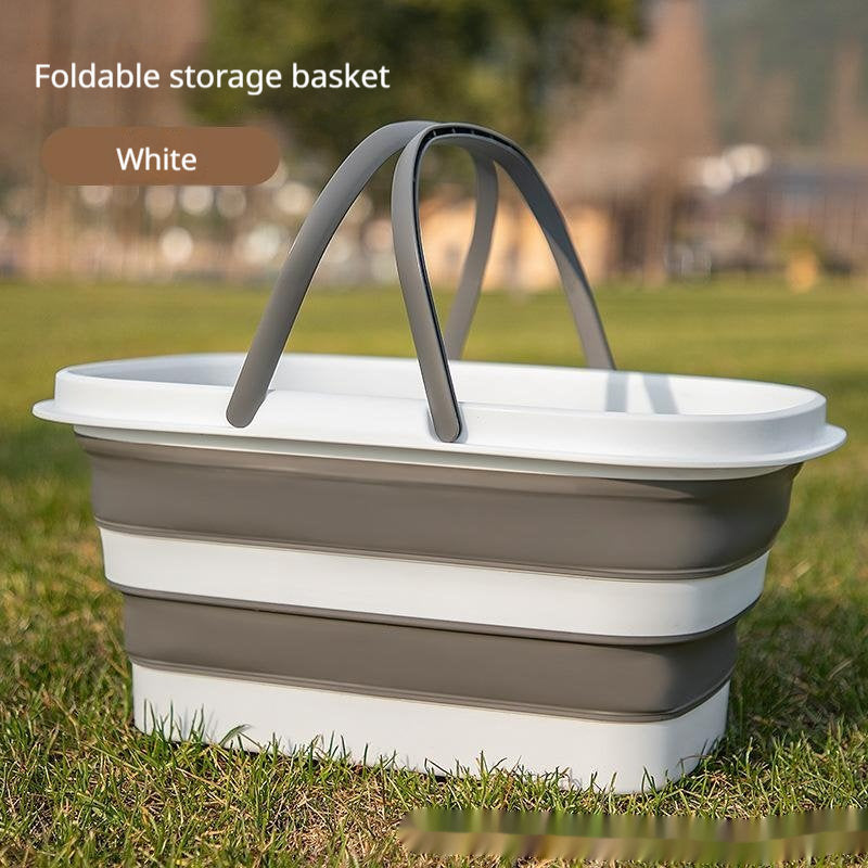 Portable Camping Storage Basket Picnic Basket