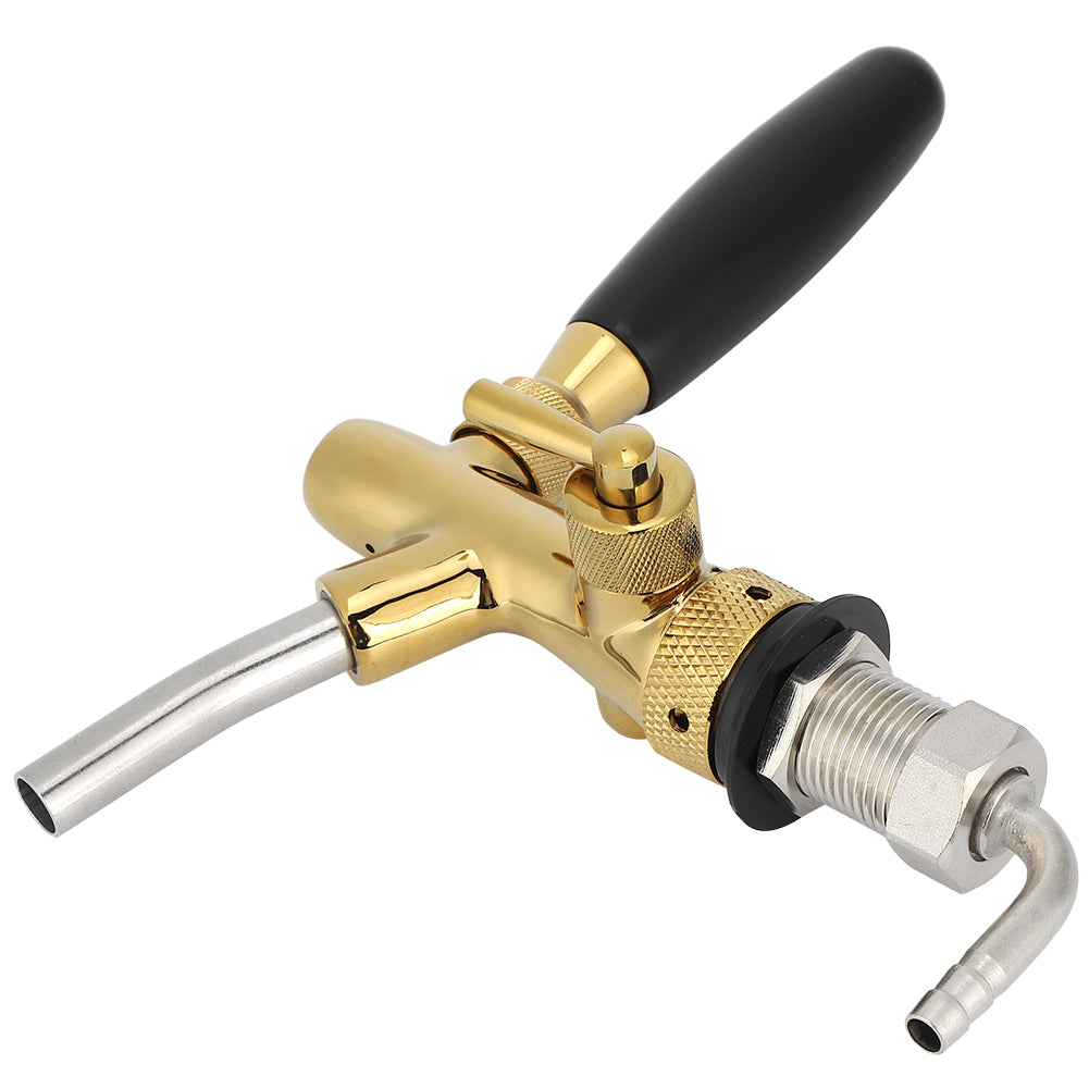 G5/8 Thread Adjustable Beer Tap Faucet Brass Stainless Steel Equipment For Home Bar Restaurants