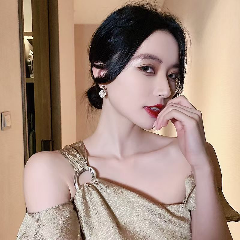 2026 New Cat's Eye Earrings, Korean Style Elegant Dangle Earrings For Ladies