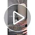 HOMEHIVE Acrylic Jewelry Box Organizer, Clear Jewelry Organizer and Storage with 20 Portable Anti Tarnish Jewelry bags, Tr...