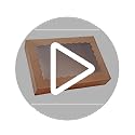 Tcoivs 20-Pack Bakery Boxes with Window, 12" x 8" x 2.5" Cookie Boxes, Treat Boxes, Large Donut Boxes for Muffins and Past...